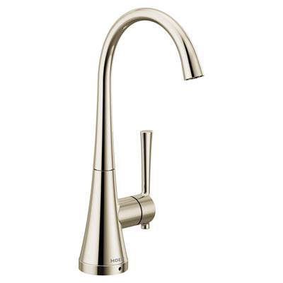 Moen Sip Modern One-Handle High Arc Beverage Faucet in Polished Nickel