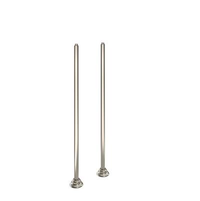 Moen Weymouth Floor Mount Tub Filler Risers in Brushed Nickel