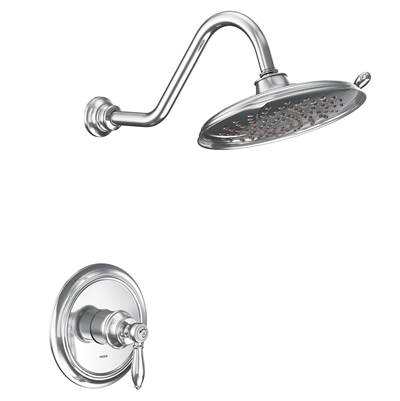 Moen Weymouth M-CORE 2-Series Eco Performance 1-Handle Shower Trim Kit in Chrome (Valve Sold Separately)