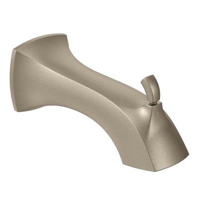 Moen Voss 1/2-Inch Slip Fit Connection Diverter Tub Spout - Brushed Nickel
