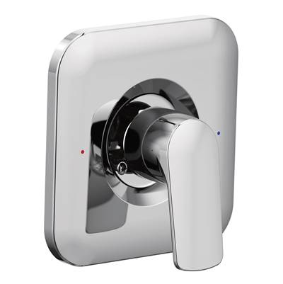 Moen Rizon Posi-Temp Pressure Balancing Modern Shower Trim Kit, Valve Required, , Chrome