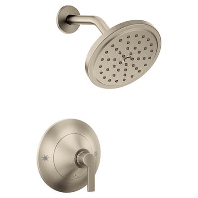 Doux 1-Handle Eco-Performance Posi-Temp Shower Faucet Trim Kit in Brushed Nickel (Valve Sold Separately)