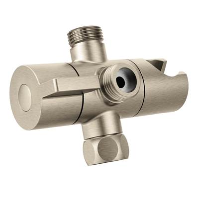 Moen Pivoting Shower Arm Diverter with Hand Shower Cradle, Brushed Nickel