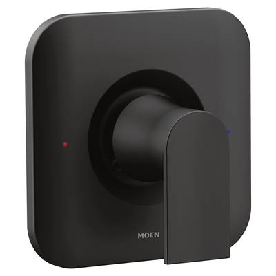 Moen Genta LX Posi-Temp Pressure-Balancing Modern Valve Trim, Valve Required, Matte Black