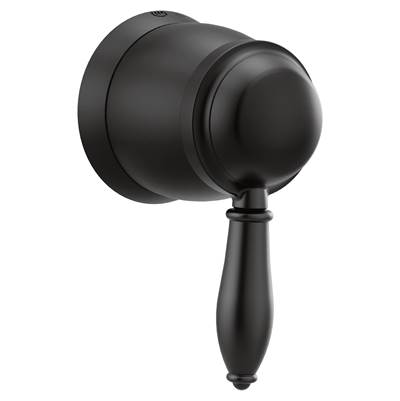 Moen Weymouth 1-Handle Volume Control Valve Trim Kit in Matte Black (Valve Sold Separately)