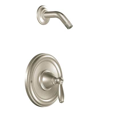 Brantford Posi-Temp Pressure Balancing Shower Trim Kit without Showerhead Valve Required, Brushed Nickel