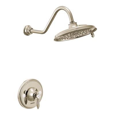 Moen Weymouth Posi-Temp 1-Handle 1-Spray Shower Only Trim Kit in Nickel (Valve Sold Separately) - Polished Nickel