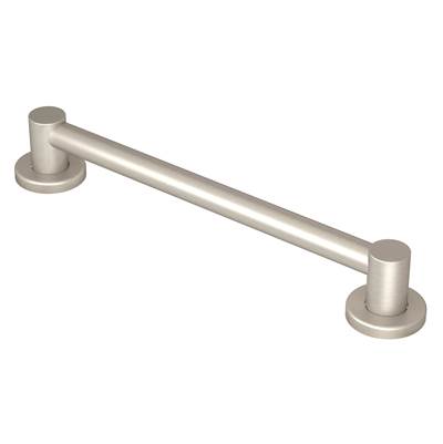 Brushed Nickel 18'' Designer Grab Bar