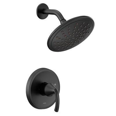 Glyde M-CORE 2-Series Eco Performance 1-Handle Shower Trim Kit in Matte Black (Valve Sold Separately)
