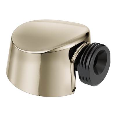 Moen Round Drop Ell Handheld Shower Wall Connector, Polished Nickel