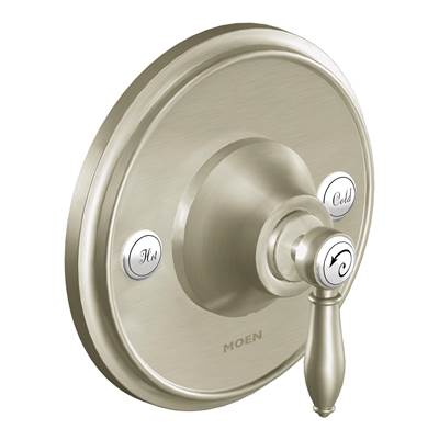 Moen Weymouth 1-Handle Posi-Temp Valve Trim Kit in Brushed Nickel (Valve Sold Separately)
