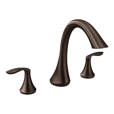 Eva 2-Handle Deck-Mount Roman Tub Faucet Trim Kit in Oil-Rubbed Bronze (Valve Sold Separately) - Oil Rubbed Bronze