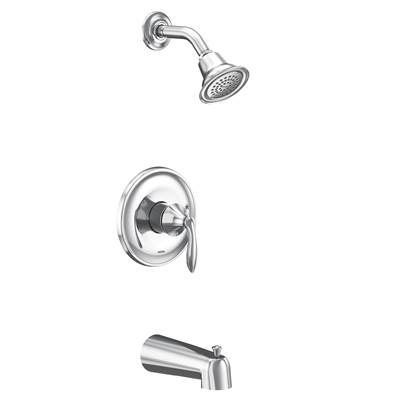 Eva M-CORE 2-Series Eco Performance 1-Handle Tub and Shower Trim Kit in Chrome (Valve Sold Separately)