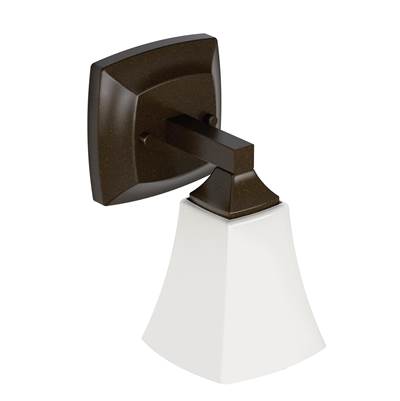 Moen Oil Rubbed Bronze One Globe Bath Light