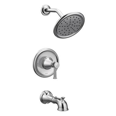 Belfield Single-Handle 1-Spray Posi-Temp Eco-Performance Tub and Shower Faucet Trim Kit in Chrome (Valve Sold Separately)