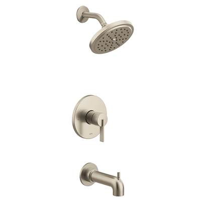 Cia M-CORE 2-Series Eco Performance 1-Handle Tub and Shower Trim Kit in Brushed Nickel (Valve Sold Separately)