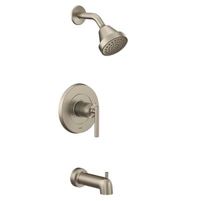 Gibson M-CORE 2-Series Eco Performance 1-Handle Tub and Shower Trim Kit in Brushed Nickel (Valve Sold Separately)