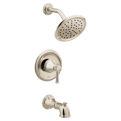 Belfield Single-Handle 1-Spray Posi-Temp Tub and Shower Faucet Trim Kit in Polished Nickel (Valve Sold Separately)