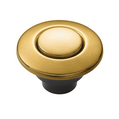 Brushed gold air switch