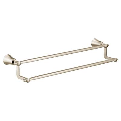 Moen Polished Nickel 24'' Double Towel Bar