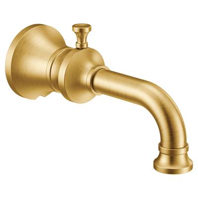 Colinet Traditional Diverter Tub Spout with Slip-fit CC Connection in Brushed Gold