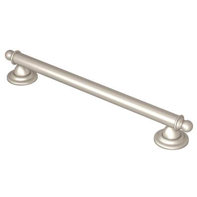 Brushed Nickel 18'' Designer Grab Bar