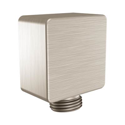 Moen Square Drop Ell Handheld Shower Wall Connector, Brushed Nickel