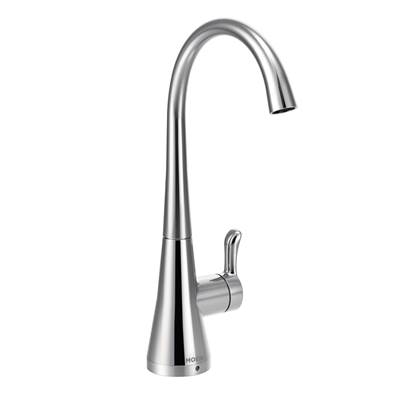 Moen Sip Transitional Cold Water Kitchen Beverage Faucet with Optional Filtration System, Chrome