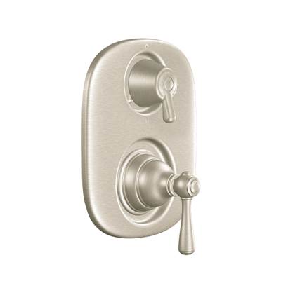 Moen Kingsley Moentrol Shower Valve with 3-Function Integrated Diverter Valve Trim, Valve Required, Brushed Nickel