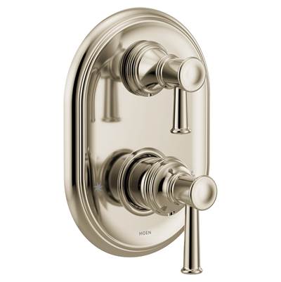 Belfield M-CORE 3-Series 2-Handle Shower Trim with Integrated Transfer Valve in Polished Nickel (Valve Sold Separately)
