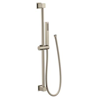 Handheld Showerhead with Slide Bar, Brushed Nickel