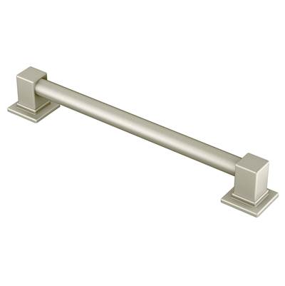 Brushed Nickel 18'' Designer Grab Bar