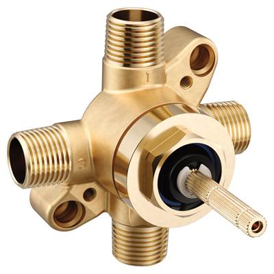 Moen M-CORE 3 or 6 Function Transfer Valve with CC/IPS Connections - Unfinished