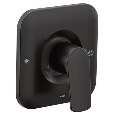 Moen Rizon 1-Handle Posi-Temp Valve Trim Kit in Matte Black (Valve Sold Separately)