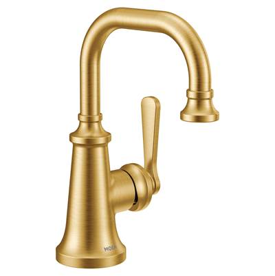 Colinet One-Handle Single Hole Traditional Bathroom Sink Faucet in Brushed Gold