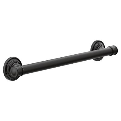 Moen Matte Black 18'' Grab Bar