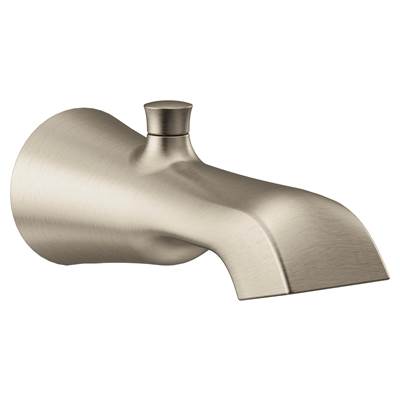 Flara 1/2-Inch Slip Fit Connection Diverter Tub Spout, Brushed Nickel