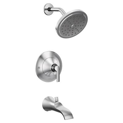 Doux Posi-Temp 1-Handle Tub and Shower Faucet Trim Kit in Chrome (Valve Sold Separately)