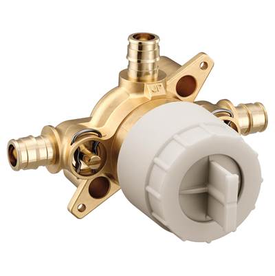 Moen M-CORE 3-Series 3 Port Shower Mixing Valve with Cold Expansion PEX Connections and Stops - Unfinished
