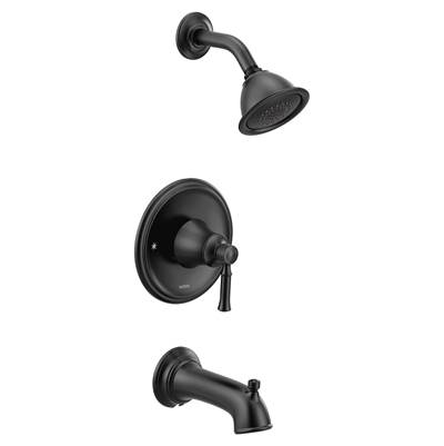 Dartmoor 1-Handle Eco-Performance Posi-Temp Tub and Shower Trim Kit in Matte Black