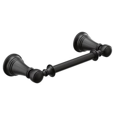 Moen Matte Black Pivoting Paper Holder