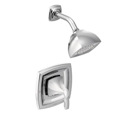 Moen Voss Posi-Temp Single-Handle 1-Spray Shower Faucet Trim Kit in Chrome (Valve Sold Separately)
