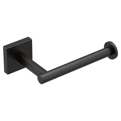 Moen Matte Black Single-Post Paper Holder