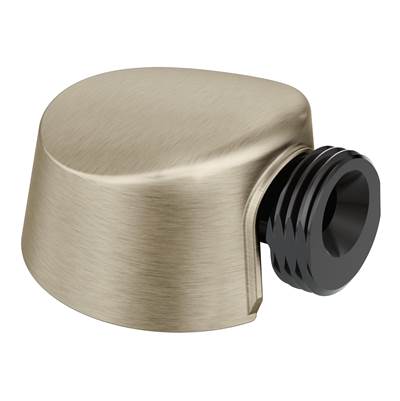 Moen Round Drop Ell Handheld Shower Hose Wall Connector 1/2-Inch IPS, Brushed Nickel