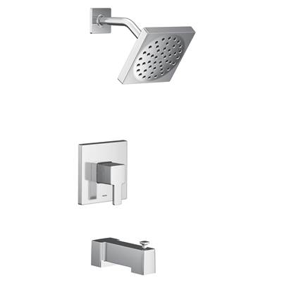 90 Degree M-CORE 2-Series Eco Performance 1-Handle Tub and Shower Trim Kit in Chrome (Valve Sold Separately)