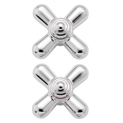 Moen Monticello Large Cross Handle Inserts - Chrome