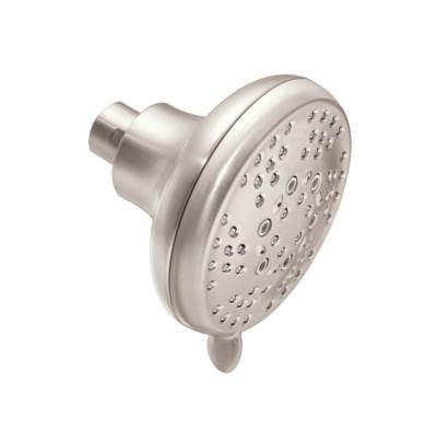 4-Inch Five-Function Eco-Performance Showerhead, Brushed Nickel
