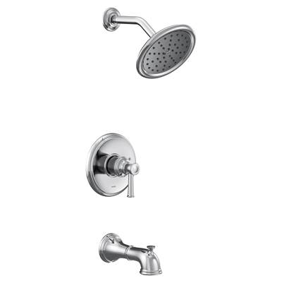 Belfied M-CORE 2-Series Eco Performance 1-Handle Tub and Shower Trim Kit in Chrome (Valve Sold Separately)
