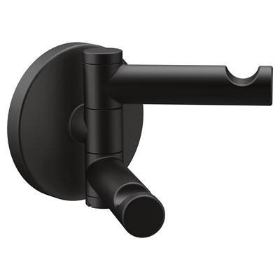 Moen Matte Black Double Robe Hook