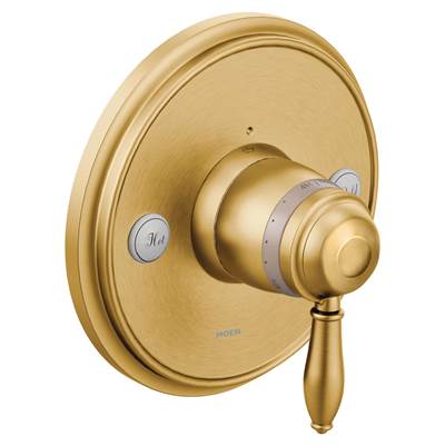 Moen Weymouth ExactTemp Thermostatic Valve Trim Kit, Valve Required, Brushed Gold